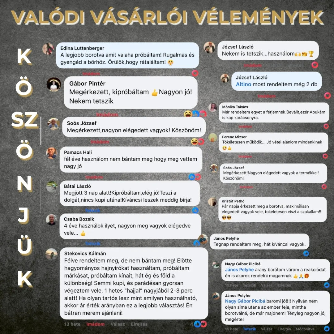 Trimora™ 5 az 1-ben elektromos borotva